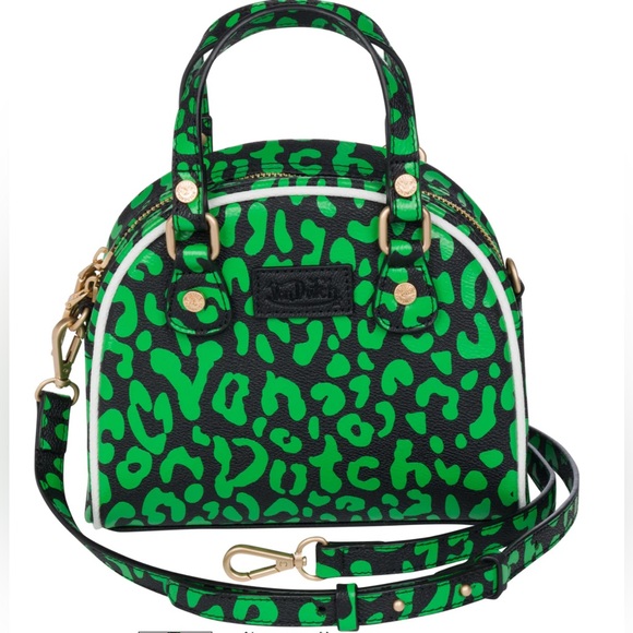 Von Dutch Lime Cheetah Bowling Bag & Trucker Hat Set NWT - Picture 4 of 4